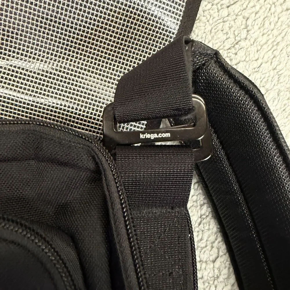 KRIEGA Sling EDC Waterproof Messenger Bag Black Motorcycle Riding Travel